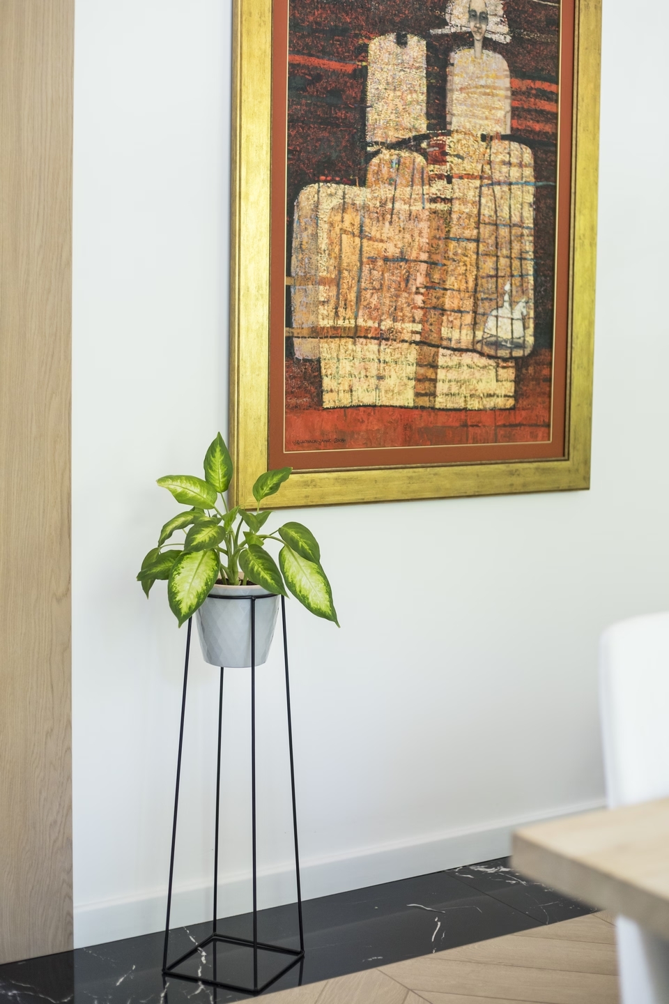 Stojan na jednu rostlinu. Záhon - LOFTY