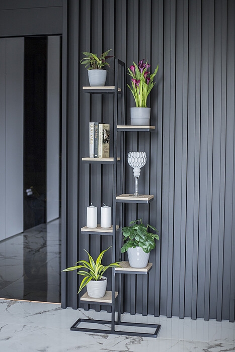 Vysoký záhon LOFT - interiérový aranžmá