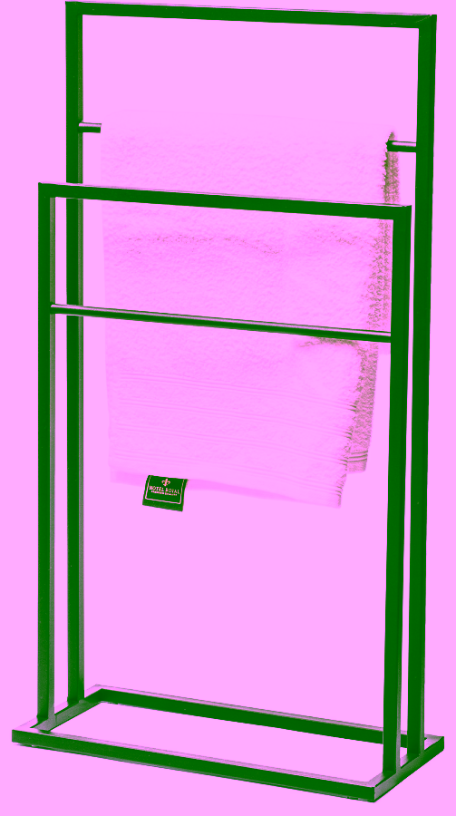 Silný kovový držák na ručníky - 2 ramena