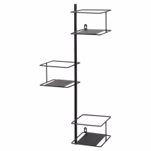 Květinový květináč na stěnu. Kaskádový držák na rostliny - 3 úrovně