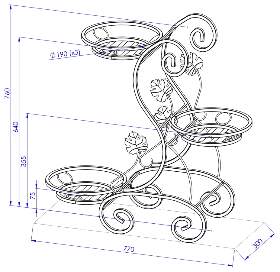 Dekorativní záhon pro Model:172