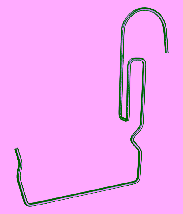 Držák balkonového boxu - drátěný zahnutý