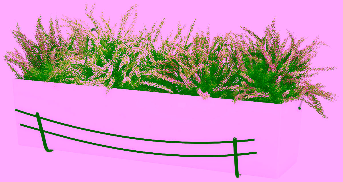 Držák, koš na balkonový box - 50 cm.