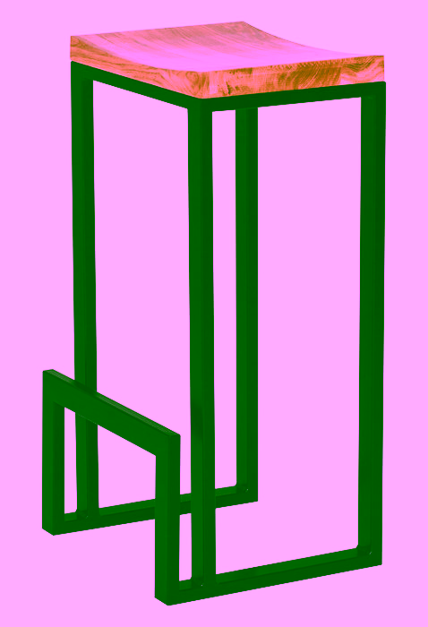 Kovová barová židle, Model:511