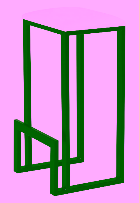 Kovová barová židle, Model:511