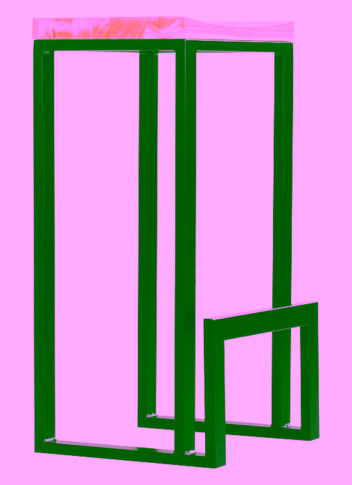 Kovová barová židle, Model:511