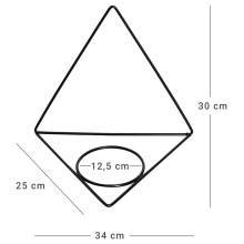 Kovový nástěnný záhon Model:559