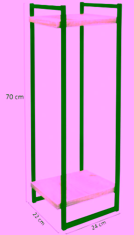 Kovový stojící záhon. Model:640