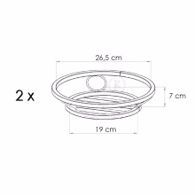 Kovový záhon pro Model:125