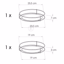 Kroucený kovový záhon Model:5A