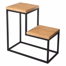 Stojan na květiny. Kovový stojan se dvěma vrcholy - L