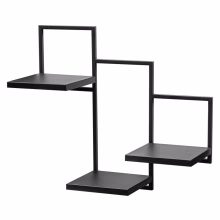 Kovový nástěnný záhon pro tři rostliny