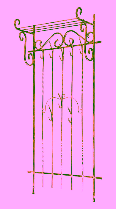 Nástěnný věšák na oblečení