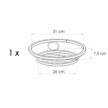Ozdobný jednoduchý velký Model:214