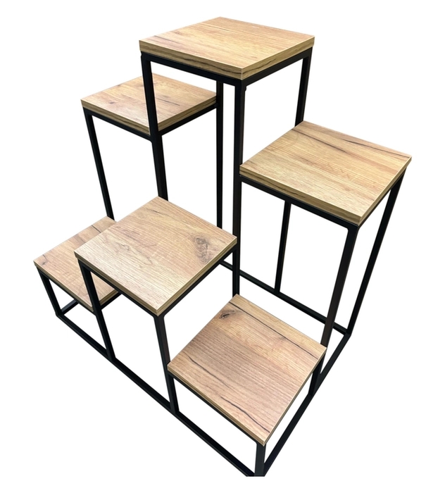 Stojan Loft 6-patrov&yacute; Dub Craft