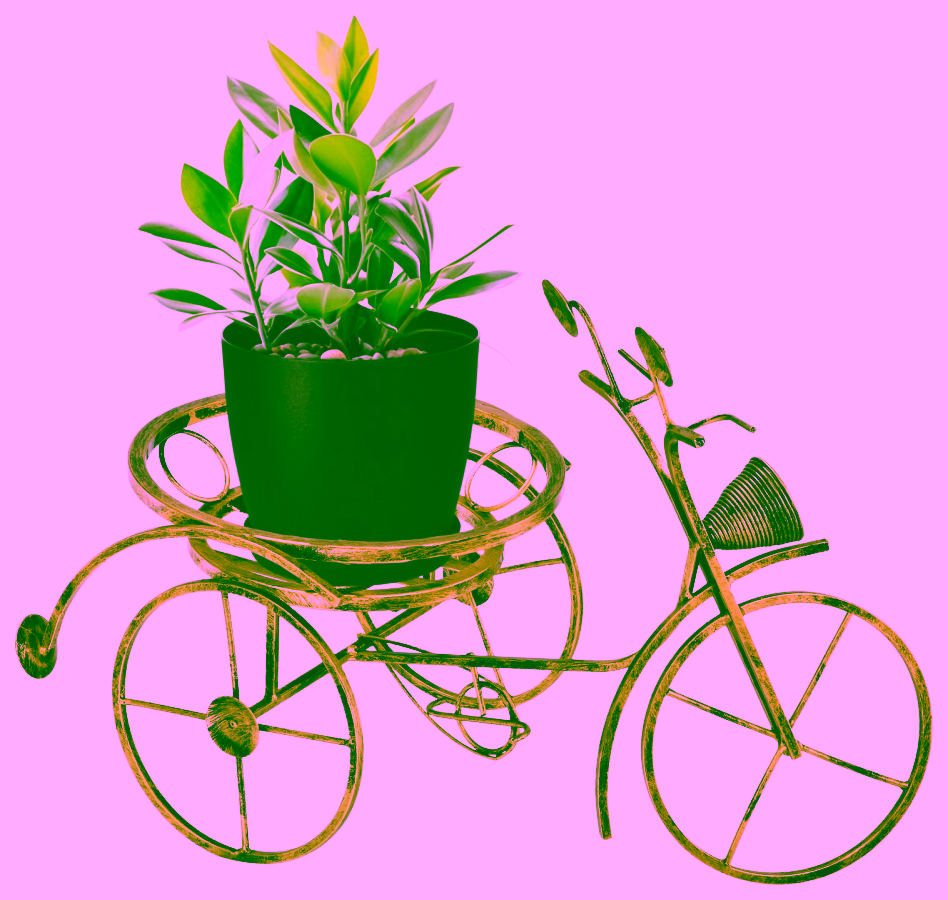 Stojan na květiny Bicykl malý