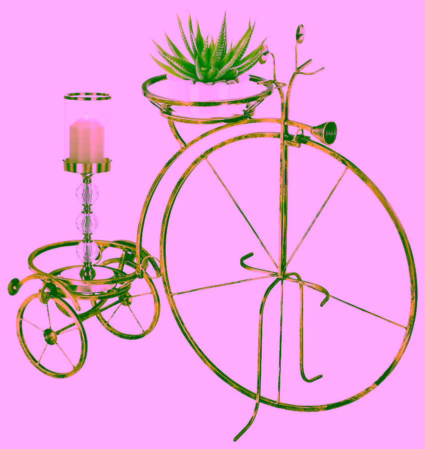 Stojan na květiny Bicykl
