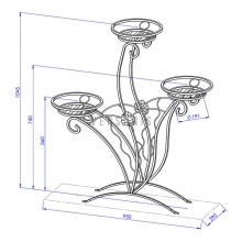 Stojan na rostliny Model:39