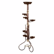 Stojící zkroucený záhon. Model:5