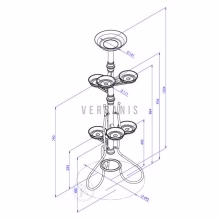 Stojící zkroucený záhon. Model:5
