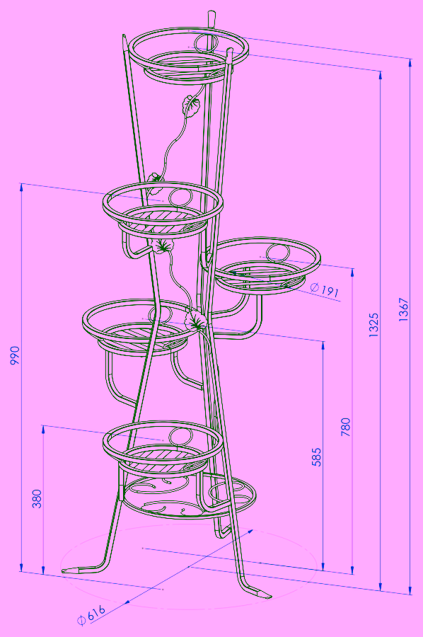 Vysoký stojan na Model:67